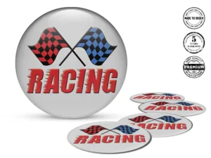 Domed emblem Exclusive Finish High-End Dome Badges